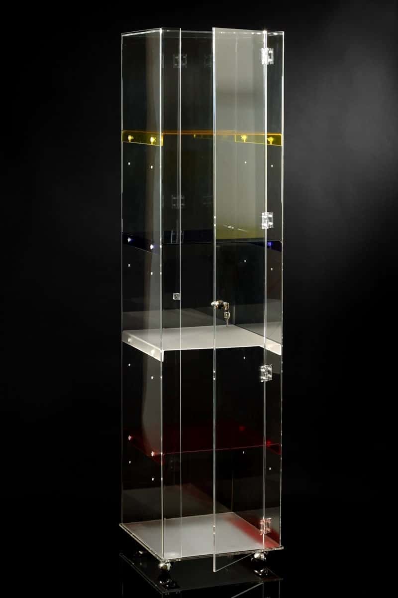 Vetrinette teche espositive vetrine da banco moderne in vetro o plexiglass  online